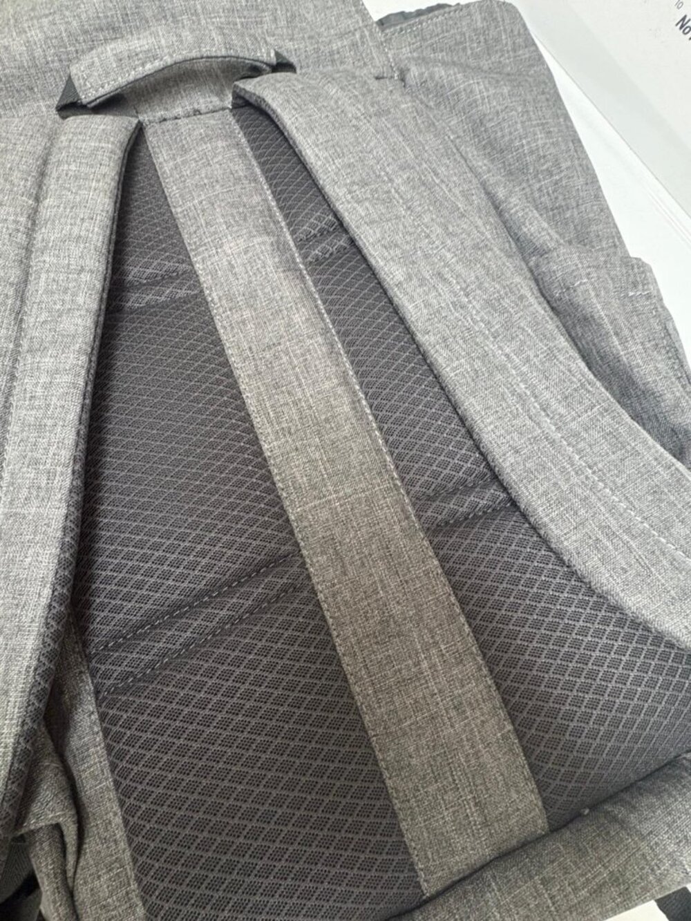 Made By Design Gray Backpack – Roll Top Drawstring – Multiple Pockets - Picture 6 of 9